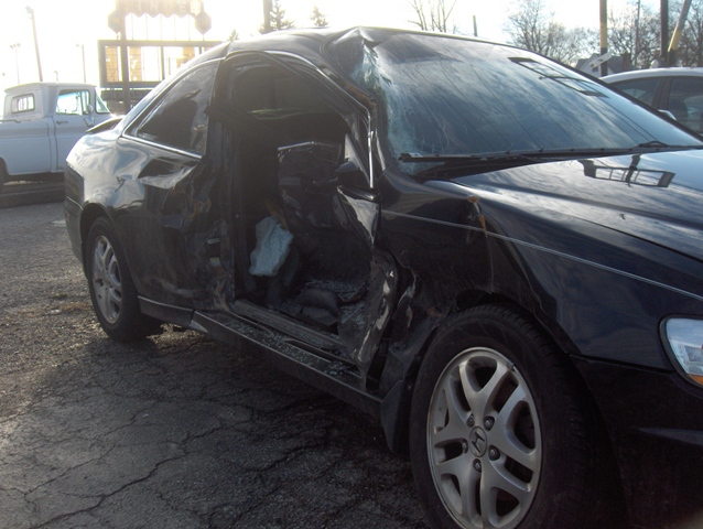 This is what an f150 can do to an accord. My fault though - I came into his lane!