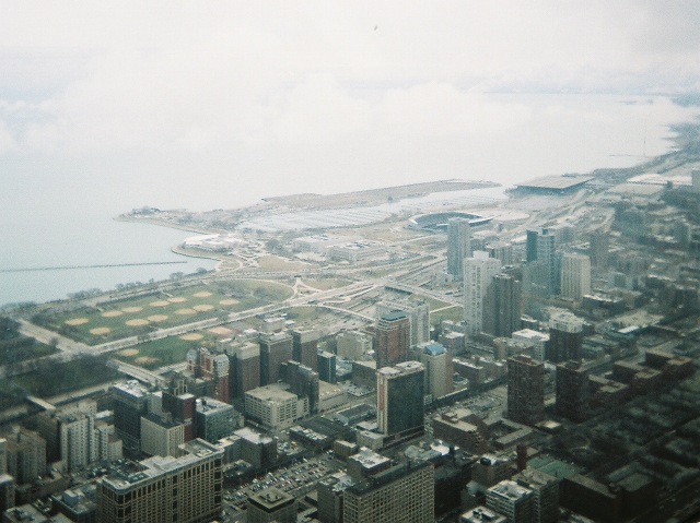 The Skydeck is 1,353 feet (412 meters)above the ground.