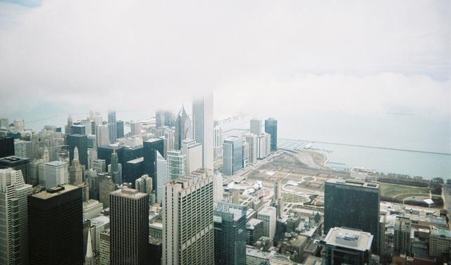 The Sears Tower has about 16,100 bronze-tinted windows. That's a lot of glass, folks!