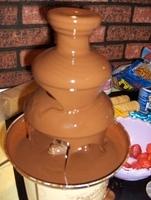 Chocolate fountain time!