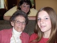 This a fantastic picture Nellie actually took of herself, Grandma and Mom. Thanks, Nell!