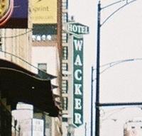 What's a trip to Chicago without a picture of the Hotel Wacker sign?
