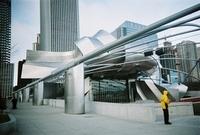 I did not know it at the time, but this is the J. Pritzker Pavillion.