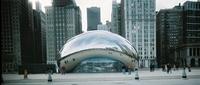 The arch beneath it is 12 feet high, so people can walk underneath it.